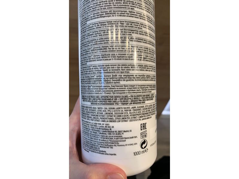 Redken Hair Cleansing Cream Clarifying Shampoo, 33.8 fl oz/1000 mL