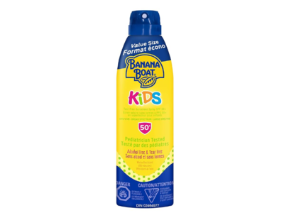 Banana Boat Kids Continuous Spray Sunscreen, SPF 50+, 8 oz/226 g
