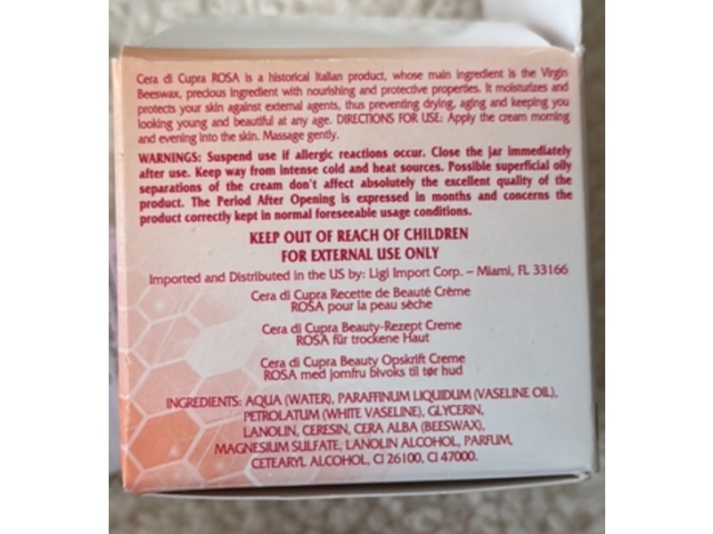 Cera Di Cupra Beauty Recipe, Rosa, 3.4 fl oz/100 mL