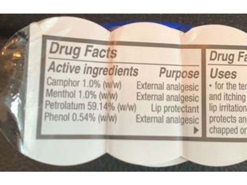 Blistex Lip Medex External Analgesic Lip Protectant, 0.25 oz/7 g, Pack Of 3