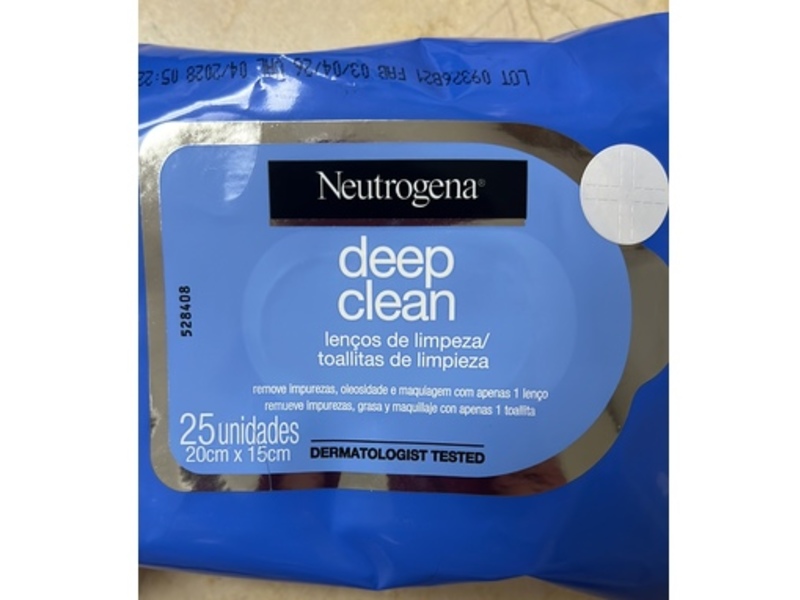 Neutrogena Deep Clean Wipes, 25 Count