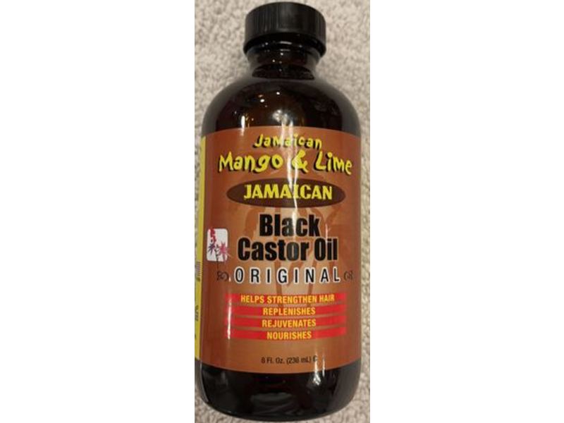 Jamaican Mango & Lime Black Castor Oil Original, 8 fl oz/ 237 mL