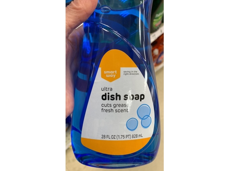 Smart Way Ultra Dish Soap, Fresh Scent, 28 fl oz/828 mL
