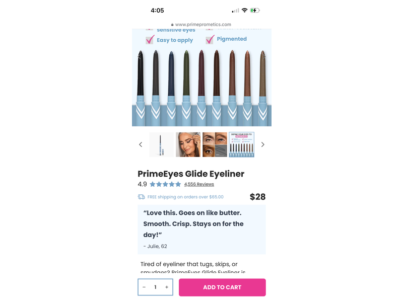 Prime Promedics Glid Eyeliner, Smoky