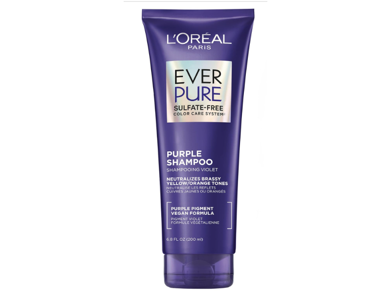 L'Oreal Paris Ever Sulfate Free Purple Shampoo, 6.8 fl oz/200 mL