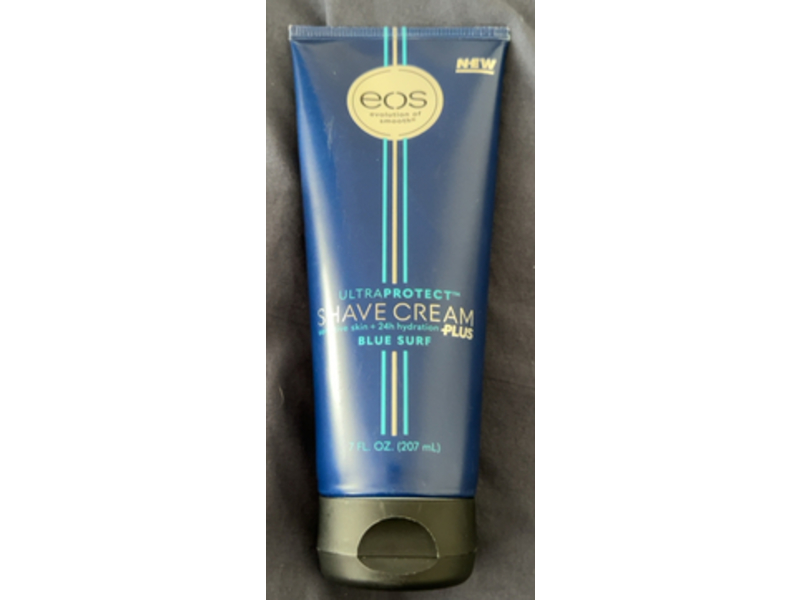 eos UltraProtect Shave Cream, Blue Surf, 7 fl oz/207 mL