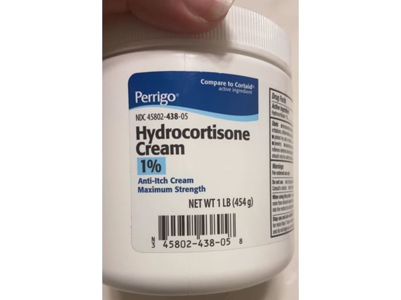 Perrigo Hydrocortisone Cream, 1% Anti-Itch Cream, Maximum Strength, 454 g
