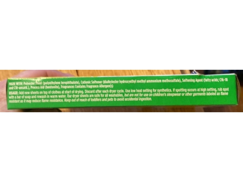 Gain 2 In 1 Odor Defense Dryer Sheets, Fresh Water Sparkle, 10 Count