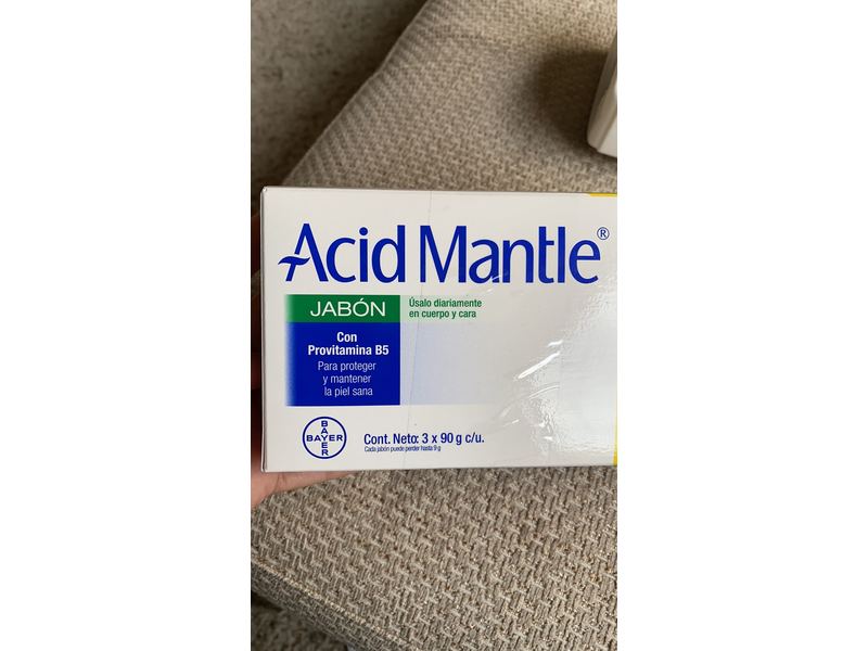 Acid Mantle Jabon con Provitamina B5, 9 g, 3 count