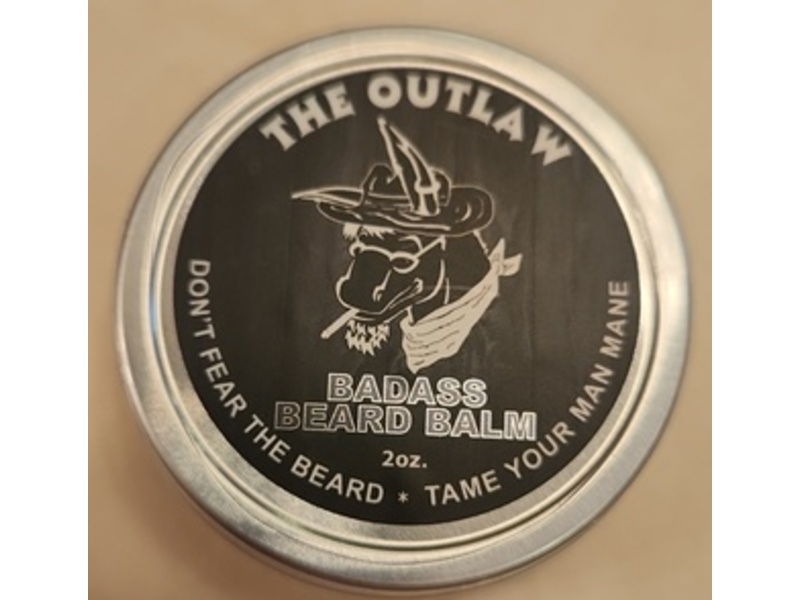 Badass Beard Care The Outlaw Beard Balm, 2 oz