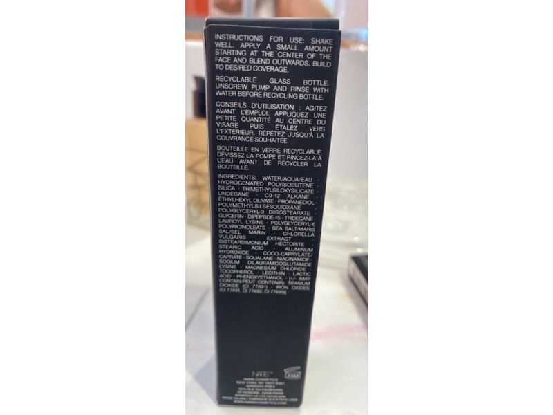 Nars Natural Matte Longwear Foundation, Lima Light 3.25, 1 fl oz/30 mL