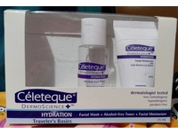 Celeteque Dermo Science Facial Wash + Toner + Facial Moisturizer Set, 25 mL - Image 3