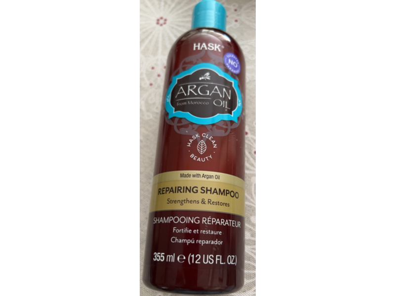 Hask Argan Oil Repairing Shampoo, 12 fl oz/355 mL