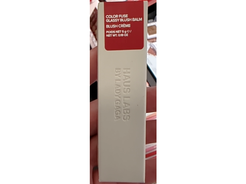 Haus Labs color Fuse Glassy Blush Balm, Glassy Watermelon, 0.18 oz/5 g