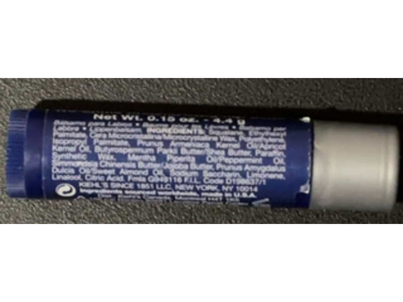 Kiehl's Since 1851 No-Shine Moisturizing Lip Balm, Facial Fuel, 0.15 oz/4.4 g