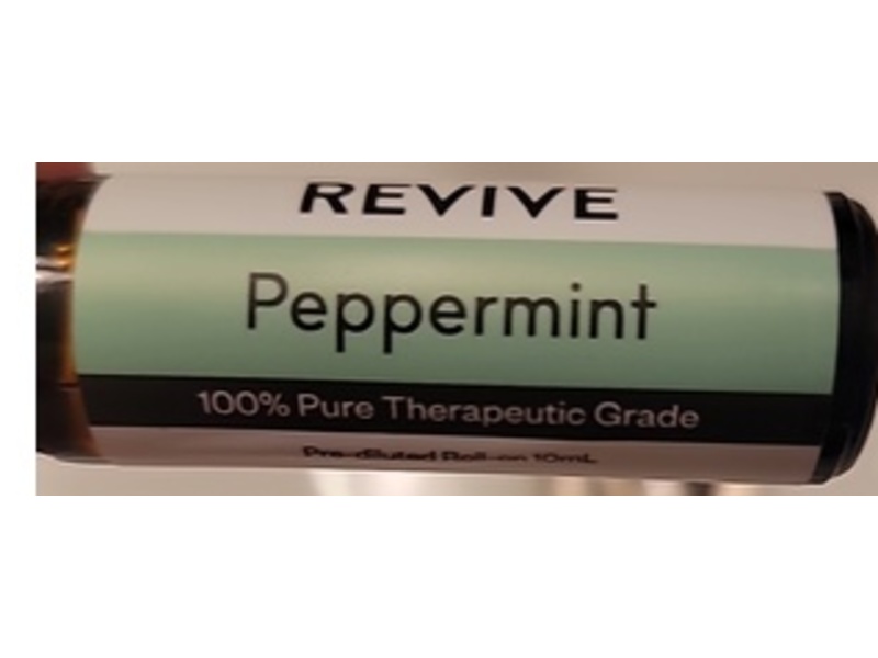 Revive Pure Therapeutic Grade Pre-Diluted Roll-On, Peppermint, 10 mL