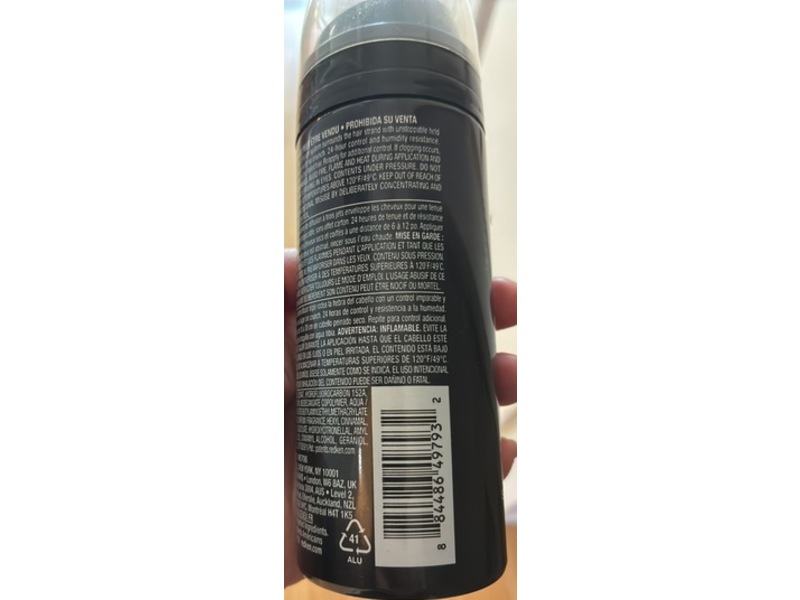 Redken Max Hold Hairspray, 4 fl oz/115 g