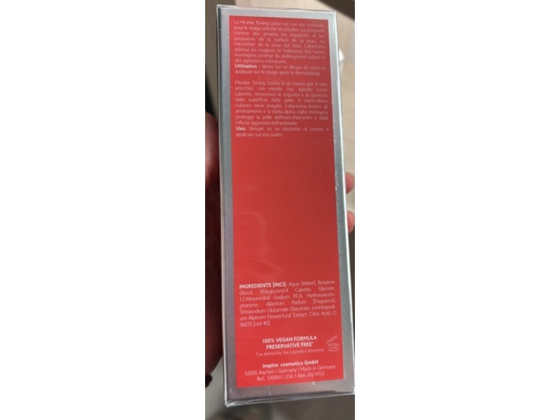 Inspira: Alpina Micellar Toning Lotion, 6.7 oz/200 mL