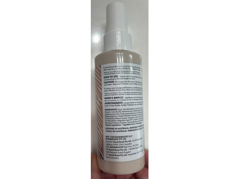 Bondi Boost Rapid Repair Serum, 4.23 fl oz/125 mL