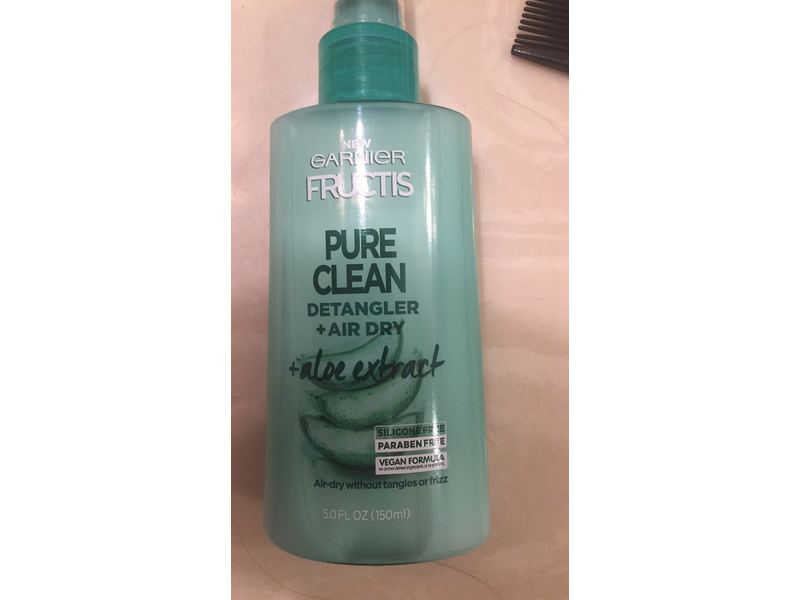 Garnier Fructis Pure Clean Detangler + Air Dry, Aloe Extract, 5 fl. oz.  Ingredients and Reviews
