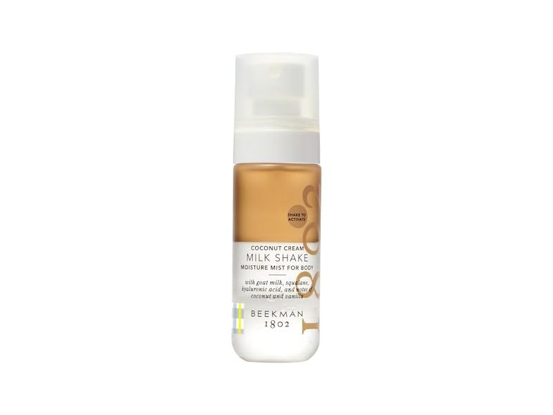 Beekman 1802 Moisture Body Mist, Coconut Cream, 2 fl oz/60 mL