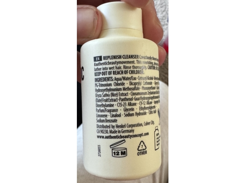 Authentic Beauty Concept Replenish Cleanser, 1.6 fl oz/50 mL