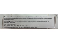 Triamcinolone Acetonide Dental Paste USP, 0.1%, 5 g, Quagen Pharma (RX) - thumbnail 3