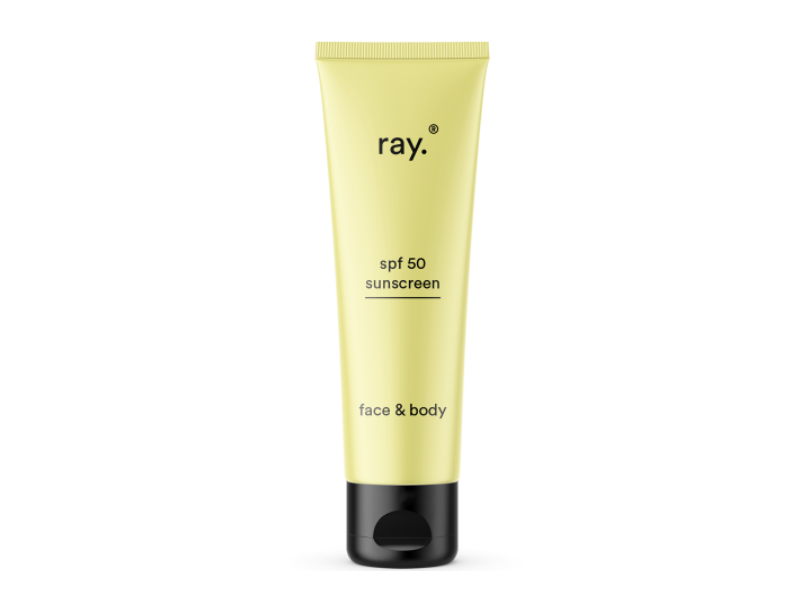 Ray. Face & Body Sunscreen , SPF 50, 50 mL