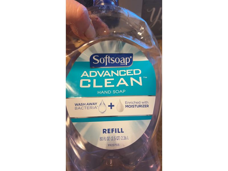 Softsoap Advanced Clean Hand Soap Refill, 80 fl oz/2.36 L, Pack Of 2