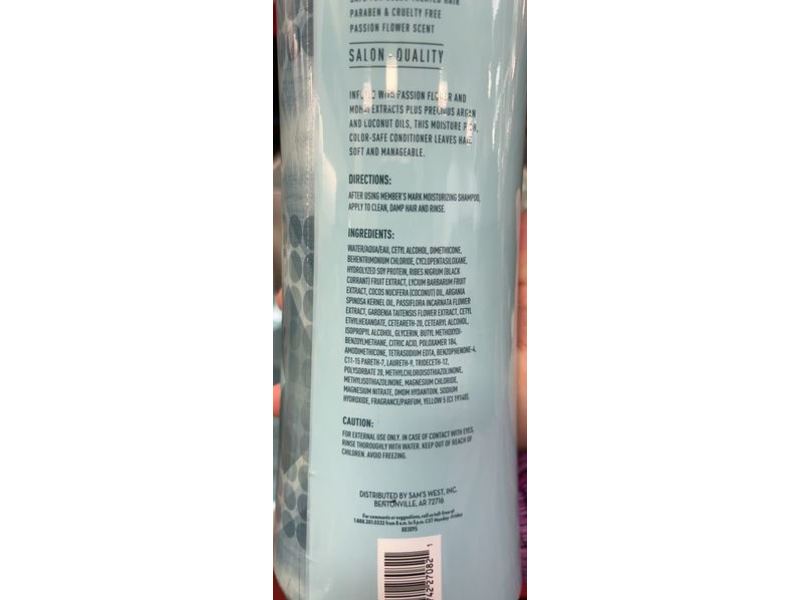 Member's Mark Moisturizing Conditioner, Salon-Quality, 33 fl oz/1 L