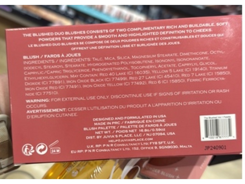 Juvia's Place Blushed Rougie Duo, Volume 1,