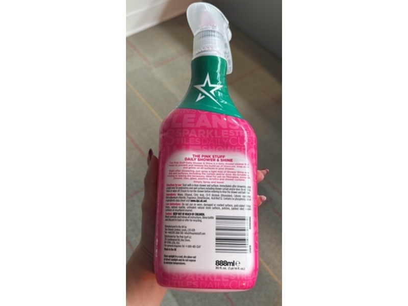 Start Drops The Pink Stuff Miracle Daily Shower & Shine Spray, 30 fl oz/888 mL