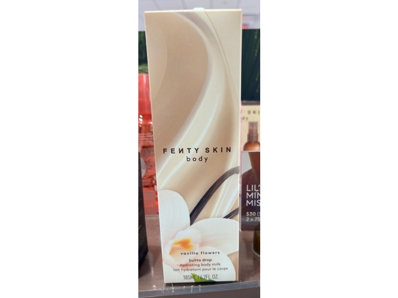 Fenty Skin Body Butta Drop Hydrating Body Milk, Vanilla Flowers, 6.2 fl oz/185 mL