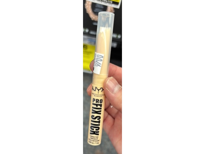 Nyx Professional Makeup Pro Fix Stick Correcting Concealer, 01 Pale, 0.05 oz/1.6 g