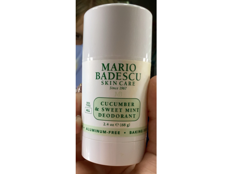 Mario Badescu Deodorant, Cucumber & Sweet Mint, 2.4 oz/68 g