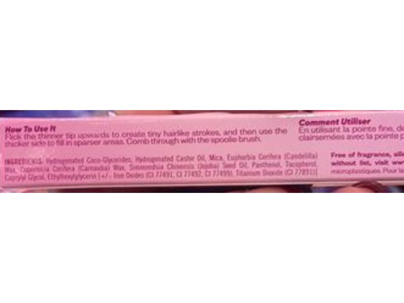 Kosas Brow Pop Dual-Action Defining Pencil, Soft Brown, 0.002 oz/0.08 g