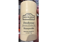 A La Maison De Provence Deodorant, Honeysuckle, 2.4 oz/70 g - Image 2