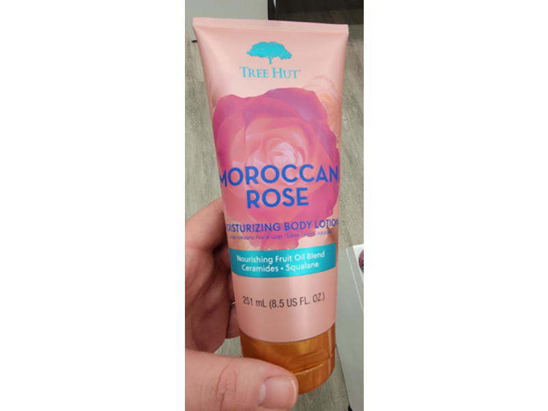 Tree Hut Moisturizing Body Lotion, Moroccan Rose, 8.5 fl oz/251 mL
