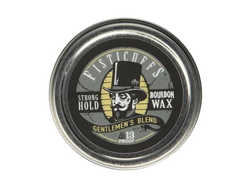 Grave Before Shave Gentlemen's Blend Fisticuffs Strong Hold Mustache Wax, Sandalwood, 1 fl oz
