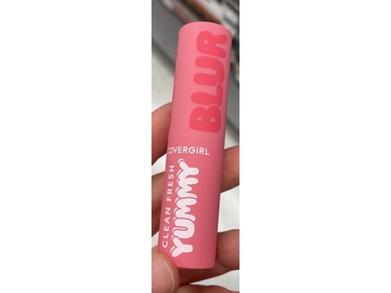 Cover Girl Clean Fresh Yummy Blur Lipstick, 120 Sugar Poppy Blur, 0.09 oz