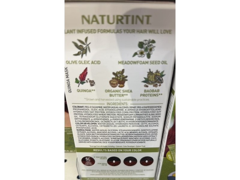 Naturtint Permanent Hair Color Gel, 5C Light Copper Chestnut, 5.75 fl oz/170 mL, Pack of 6