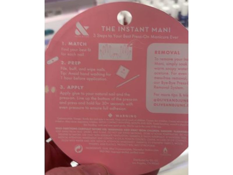 Olive & June The Instant Mani Press-On Nails HZ, 42 Count