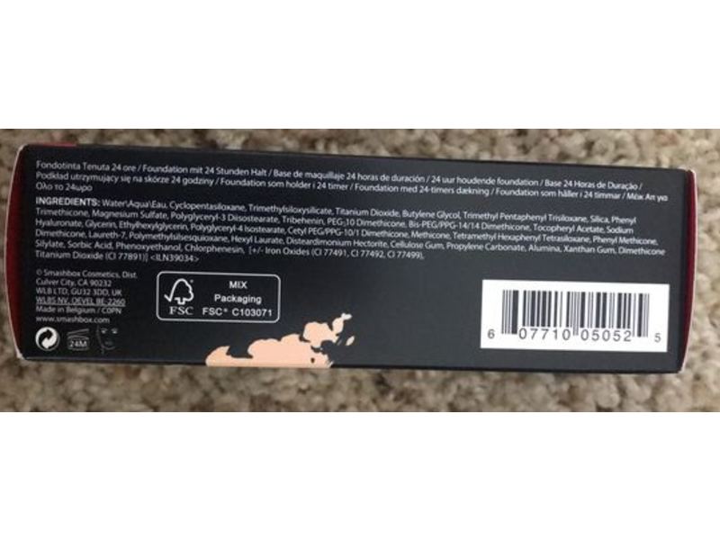 Smashbox Studio Skin 24 Hour Hydrating Foundation, 2.25, 1 fl oz / 30 ml