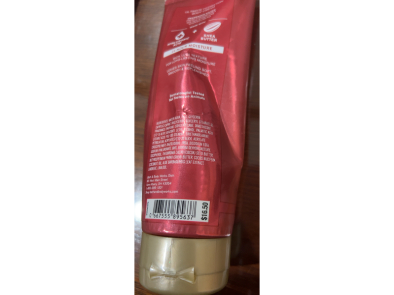 Bath & Body Works Ultimate Hydration Body Cream, Strawberry Pound Cake, 8 oz/226 g