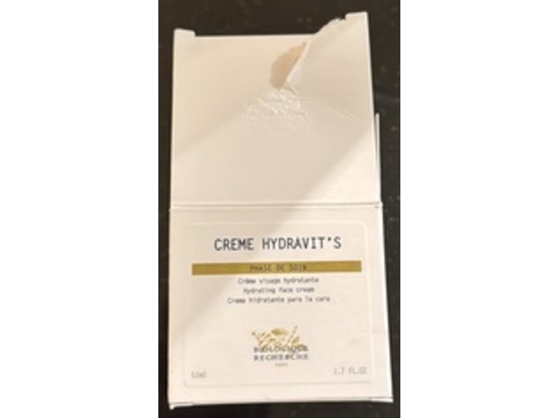 Biological Research Hydravit'S Hydrating Face Cream, 1.7 fl oz/50 mL