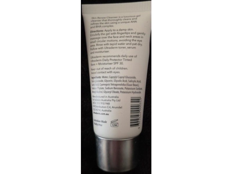 Ultra Derm Skin Renew Cleanser, 1.01 fl oz/30 mL