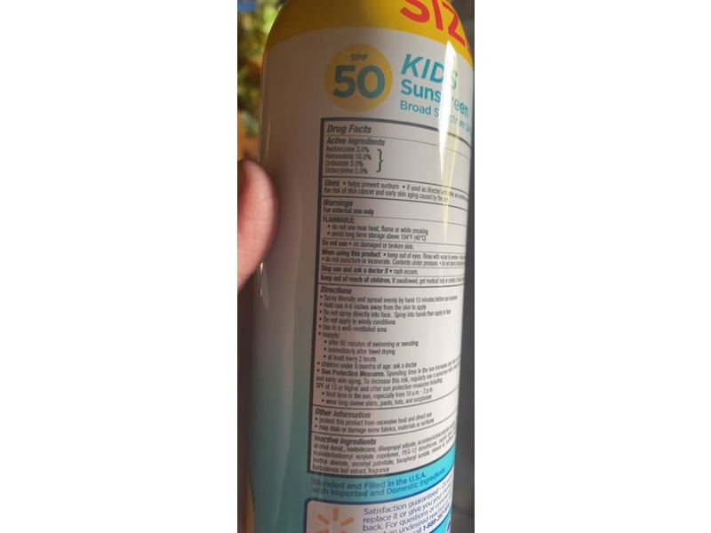 Equate Kids Sunscreen, SPF 50, 9.1 oz/258 g