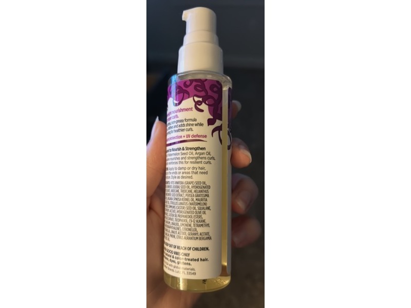 Not Your Mother's Strengthening Curl Talk Oil, Defrrizzers& Define, 3.3 fl oz/100 mL, Pack Of 2