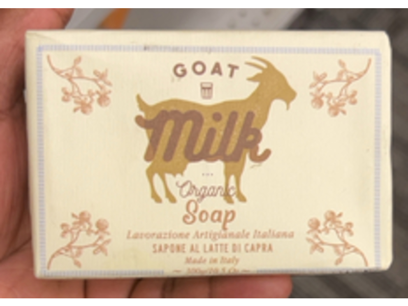 Saponificio Artigianale Italiana Organic Soap, Goat Milk, 10.5 oz/300 g