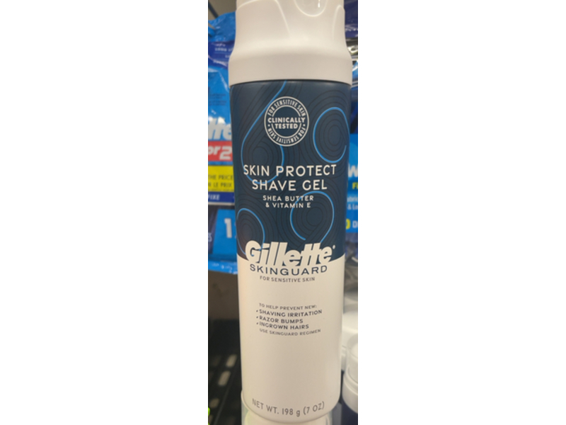 Gillette Shave Gel, Shea Butter & Vitamin E, 7 oz/198 g